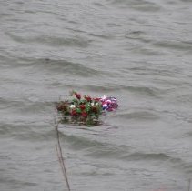 Taps, Salute and Wreath Laying behind library/museum.